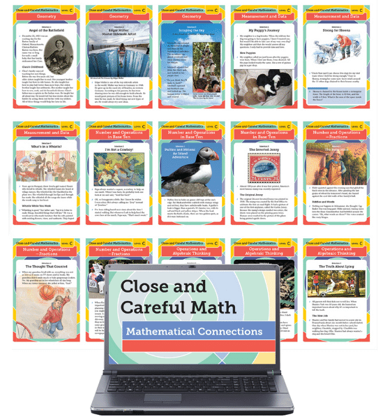 Close and Careful Mathematical Connections Digital or Printed Book Versions